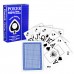 Carti de joc poker Texas Hold'em, profesionale, Piatnik (Austria), 100% plastic, index mare + peek index, culoare spate albastru Carti de joc poker Texas Hold'em, profesionale, Piatnik (Austria), 100% plastic, index mare + peek index, culoare spate albastru